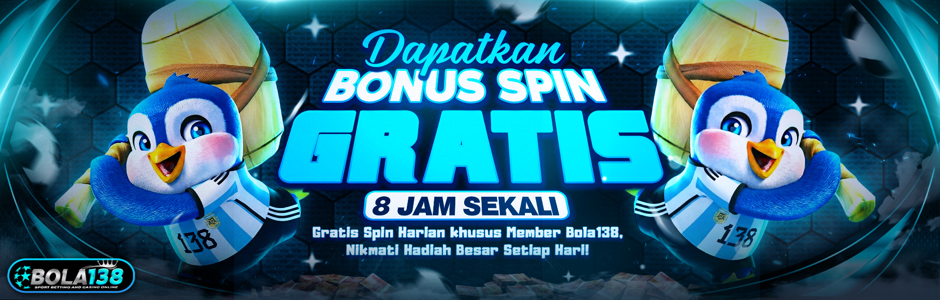 BONUS SPIN BOLA138