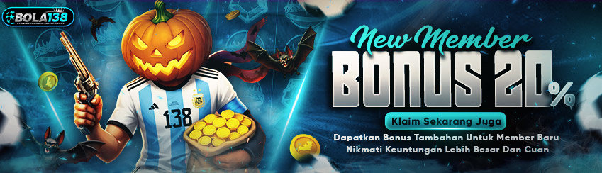 BONUS NEW MEMBER 20%