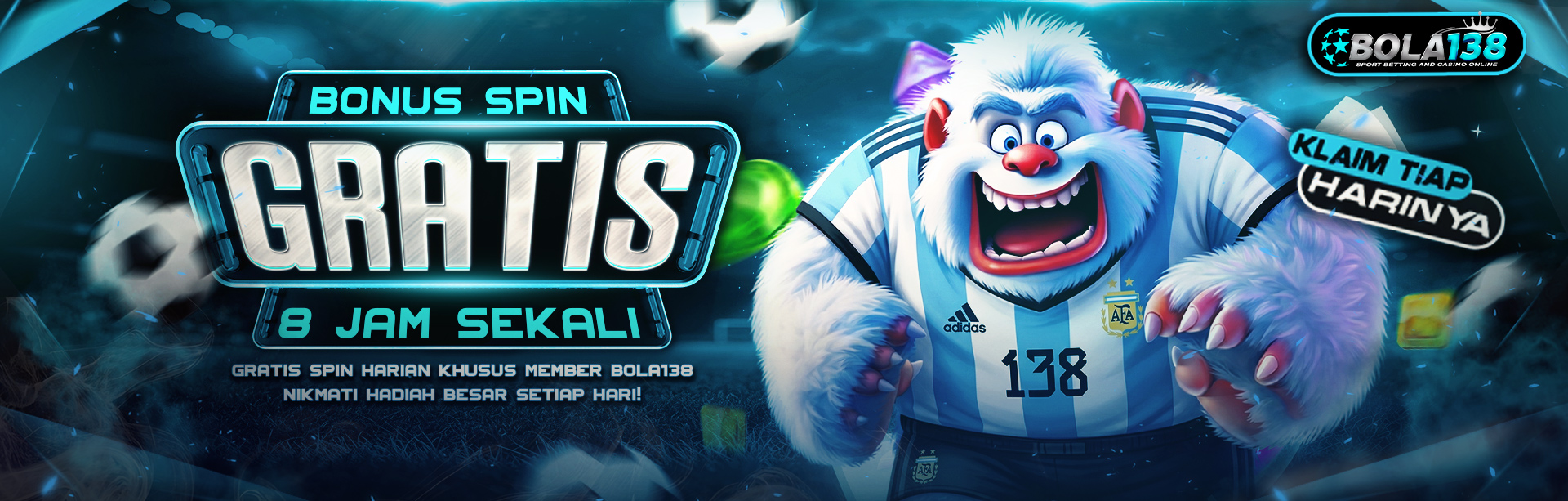 BONUS SPIN BOLA138